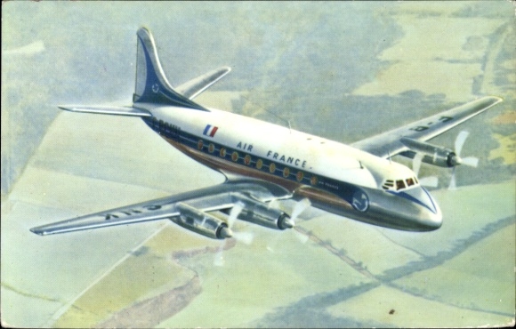 KP Francuski samolot pasażerski, Air France, Vickers Viscount