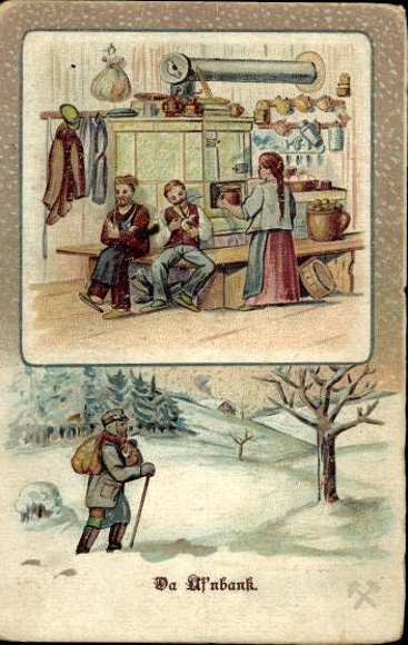 30 song cards, Anton Günther