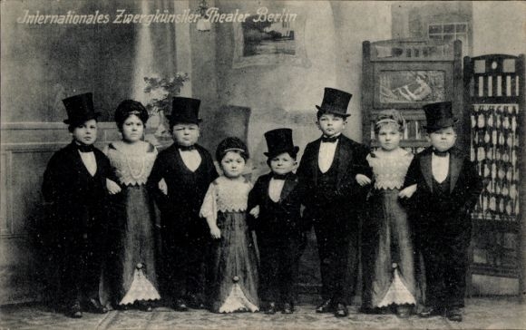 Postcard International Dwarf Artists Theatre Berlin