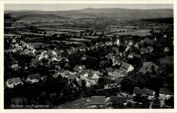 Postcard Neufrach Salem in the Bodenseekreis Baden, aerial view of rural surroundings, houses, trees
