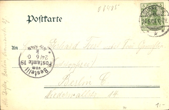 Postcard Suderode Wulperode Osterwieck, Silberteich
