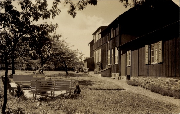 Postcard Kottengrün Werda in the Vogtland, convalescent home