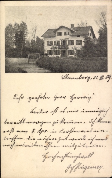 PC Starnberg in Upper Bavaria, house in landscape, r style, no personalities, Date: 31.03.09