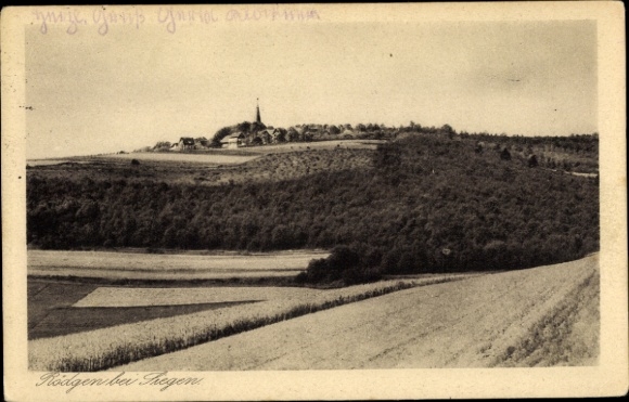 Postcard Rödgen Obersdorf Wilnsdorf in Siegerland, Restaurant Pension Waldschlösschen