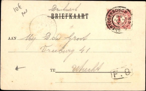 Postcard &#39;s Hertogenbosch North Brabant Netherlands, Station