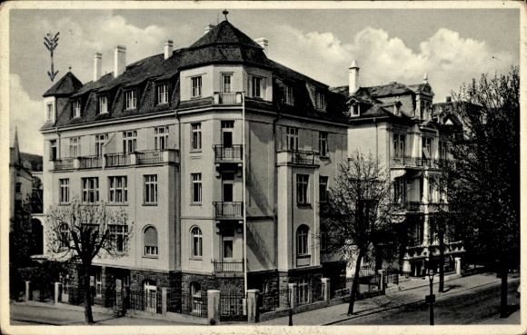 Postcard Bad Nauheim in Hessen, Versorgungsanstalt