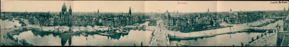 Klapp Ak Amsterdam Nordholland Niederlande, Panorama