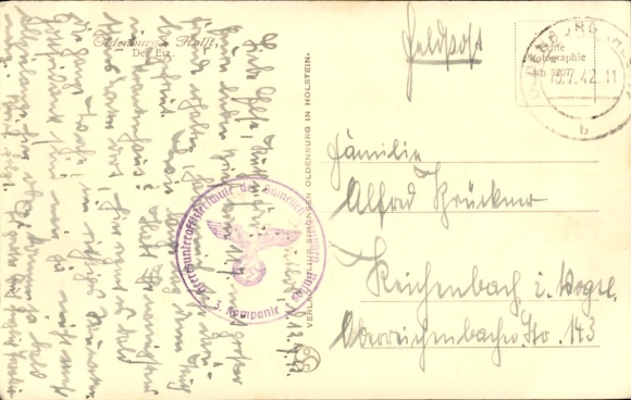 Photo Postcard Oldenburg in Holstein, landscape view, Hohes Ufer, beach area