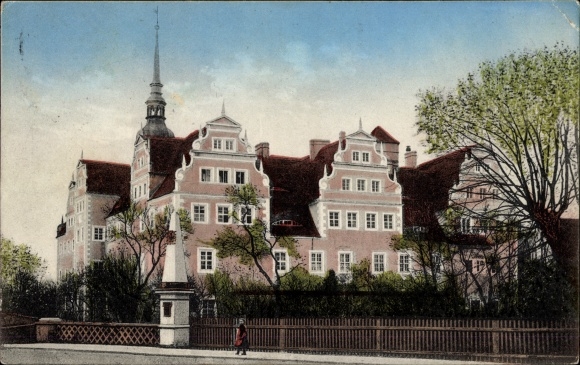 Postcard Dobrilugk Doberlug Kirchhain in Brandenburg, Castle