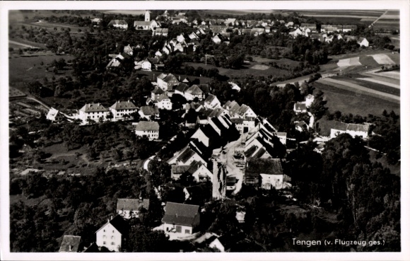 Ak Tengen in Baden, Fliegeraufnahme
