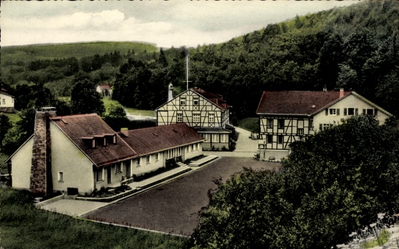 Postcard Emmershausen Weilrod Hesse, Emmershäuser Mühle training and recreation home, exterior view
