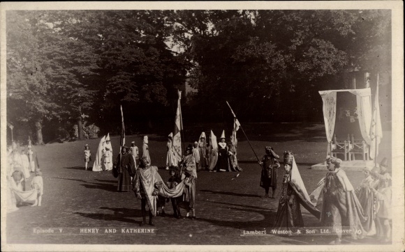 PC Heinrich and Catharina, English costume, festival, nobles