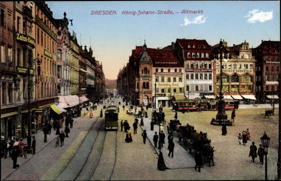 KP Dresden Altstadt, król Johann Strasse, Altmarkt