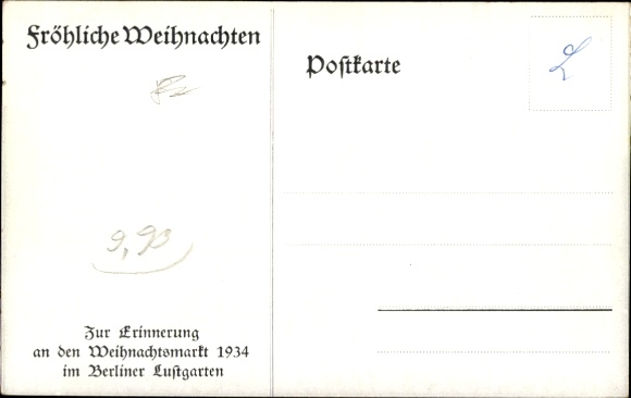 PC Berlin Mitte, Lustgarten, Cathedral, Christmas Market 1934