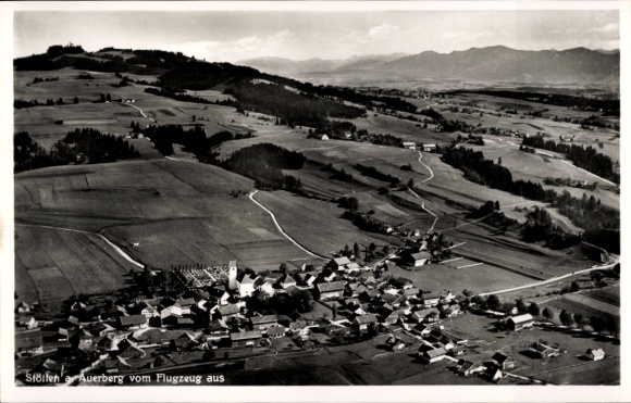 KP Stötten am Auerberg Allgäu, zdjęcie lotnicze