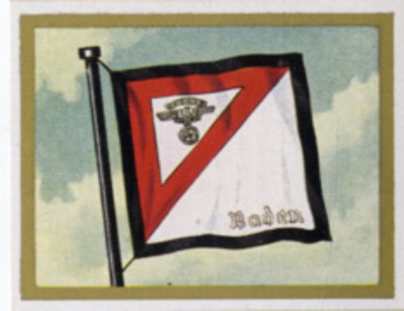 Sammelbild III. Reich Fahnen und Standarten Nr. 68, Buch 1, Kommandoflagge NSKK Motor Gruppe