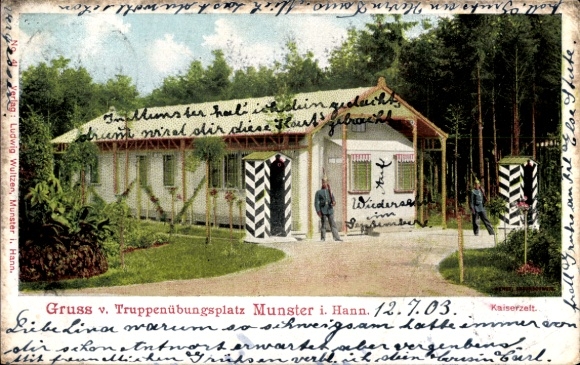KP Munster im Heidekreis, poligon wojskowy Munsterlager, Kaiserzelt