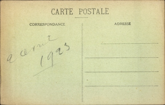 Postcard Ivry the Eure Battle, View of the Eure