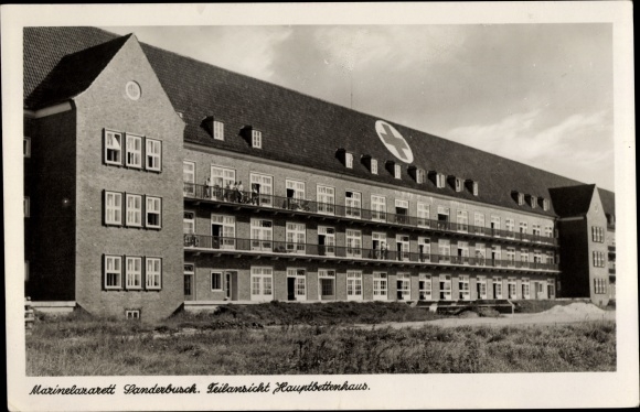 PC Sanderbusch Sande in Friesland, naval hospital, partial view of the main ward