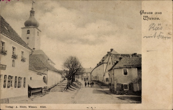 Photo Postcard View of a Swedish beacon, lighthouse