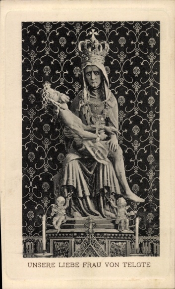 Ak Telgte in Westfalen, Onze Lieve Vrouw van Telgte, wonderbaarlijk beeld