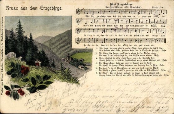 30 individual song cards, Anton Günther