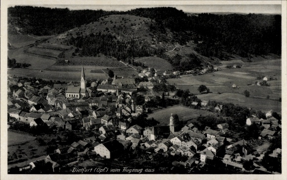 Ak Dietfurt an der Altmühl Oberpfalz, Luftbild