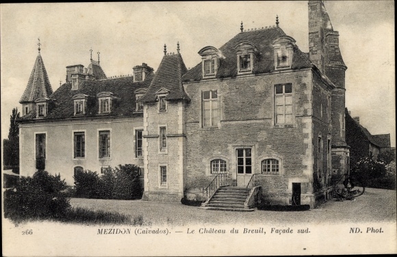 Ak Mézidon Calvados, Le Chateau du Breuil