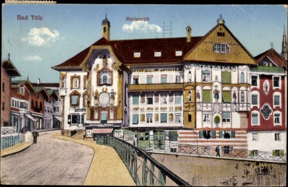 Ak Bad Tölz in Oberbayern, Marienstift