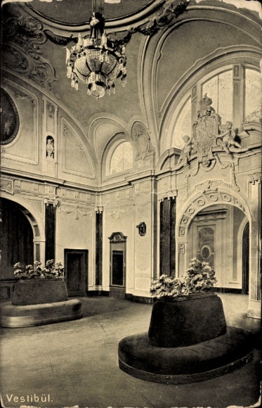 Ak Bad Oeynhausen in Westfalen, Kurhaus, Vestibül
