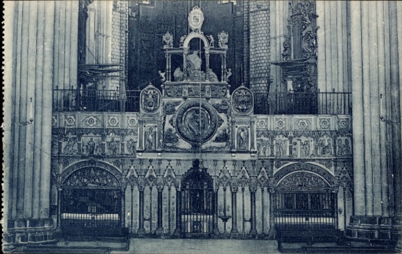 Postcard Toledo Castile La Mancha Spain, Catedral de Trascoro, religious art, architecture