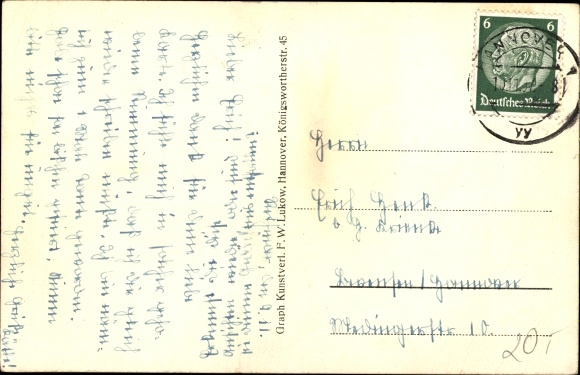Postcard Rethmar Sehnde Region Hanover, manor house Rethmar, windmill, village street, pond