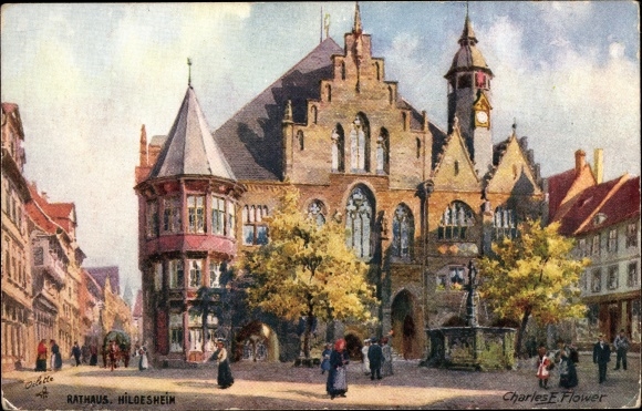 Artist PC Flower, Charles, Hildesheim, Rathaus, Tuck 632B