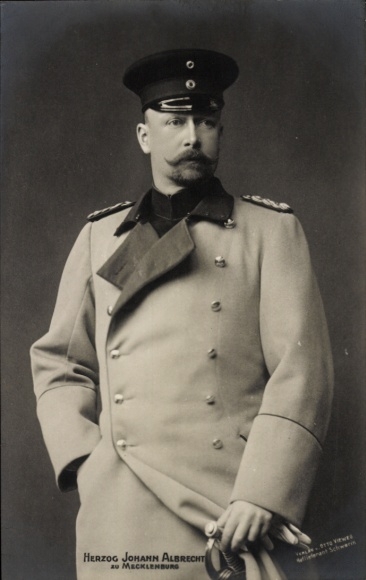Ak Herzog Johann Albrecht zu Mecklenburg, Portrait