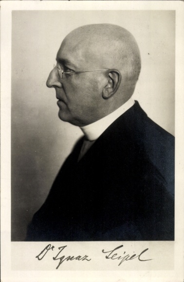 Photo Postcard Ignaz Seipel, Austrian politician, portrait