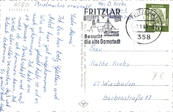 PC Fritzlar in Hesse, total view