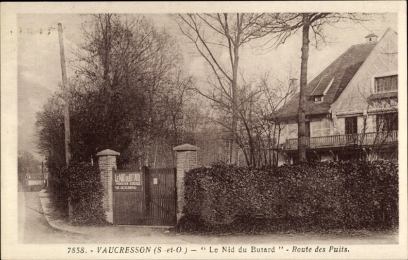 Ak Vaucresson Hauts de Seine, Le Nid du Butard, Route des Puits