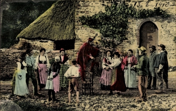 Postcard France, Un Charlatan, French, Faith Healer, Charlatan