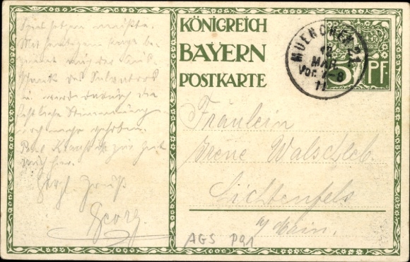 Postal stationery artist Postcard Diez, M., Prince Regent Luitpold of Bavaria, 1821 to 1911, carriage