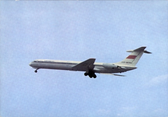 Ak Russisches Passagierflugzeug, Aeroflot, Iljuschin Il-62, CCCP-86704