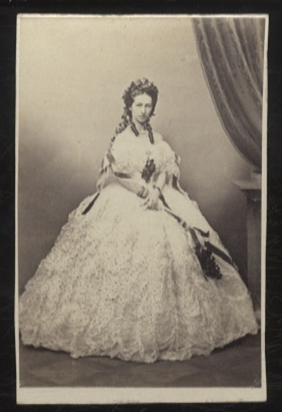 Cdv portrait Princess Elisabeth of Schaumburg-Lippe