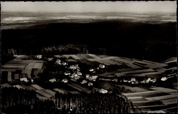 Postcard Kälberbronn Pfalzgrafenweiler in the Black Forest, aerial photograph