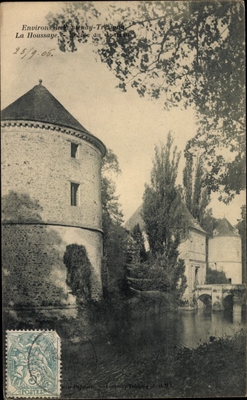 Ak Fontenay Tresigny Seine et Marne, La Houssaye