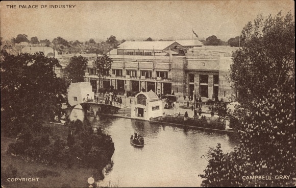 KP Wembley Londyn Anglia, Wystawa Imperium Brytyjskiego 1924, Pałac Przemysłu