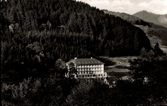Ak Bad Laasphe in Westfalen, kuurhuis en Kneipp-sanatorium, Dr. van het kamp