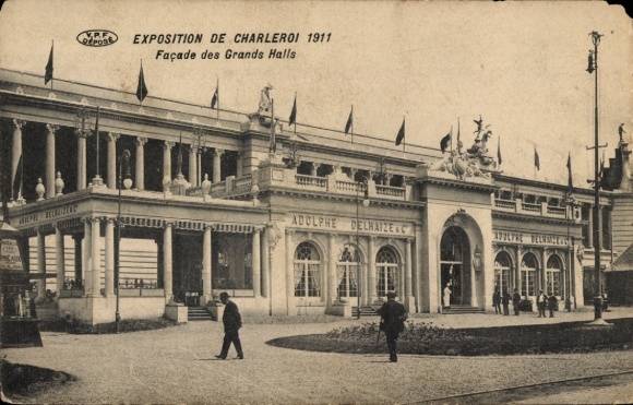 PC Charleroi Wallonia Hainaut, exhibition 1911, large hall
