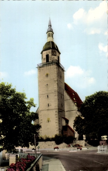 Postcard Weilheim an der Teck Swabian Alb, Church
