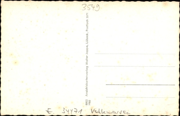 Postcard Ehringen Volkmarsen in northern Hesse, overall view, Lbenmittel Feinkost H. Hundhammer, local section