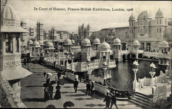 Set von 68 Ansichtskarten, London, Französisch - Britische Ausstellung 1908