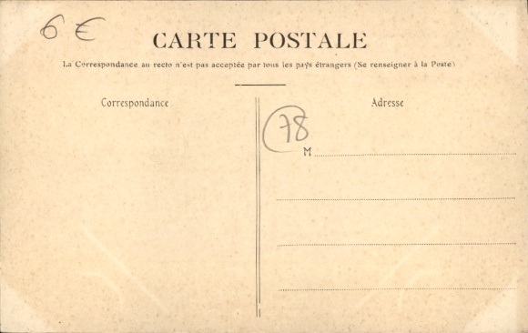 Postcard Montfort l'Amaury Yvelines, Abside de L'Eglise, vue de la rue du Four